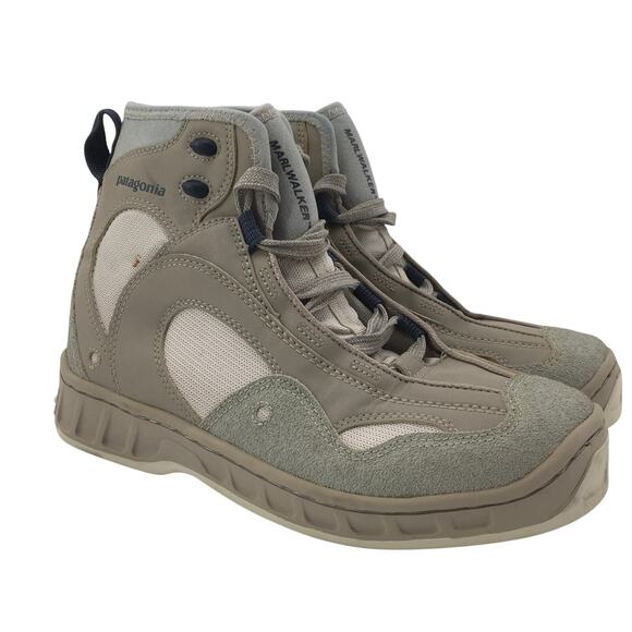 Patagonia Other - Patagonia Marlwalker Fishing wading boots Mens 7 Pebble Grey Khaki 79281 Outdoor